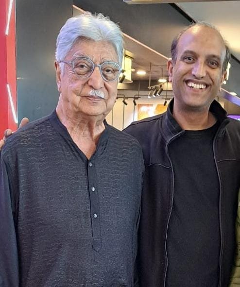 5- With Azim Premji of Wipro