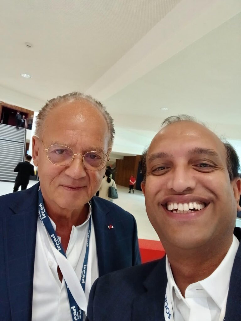 with Prof Jacques Marescaux of IRCAD ,FRANCE